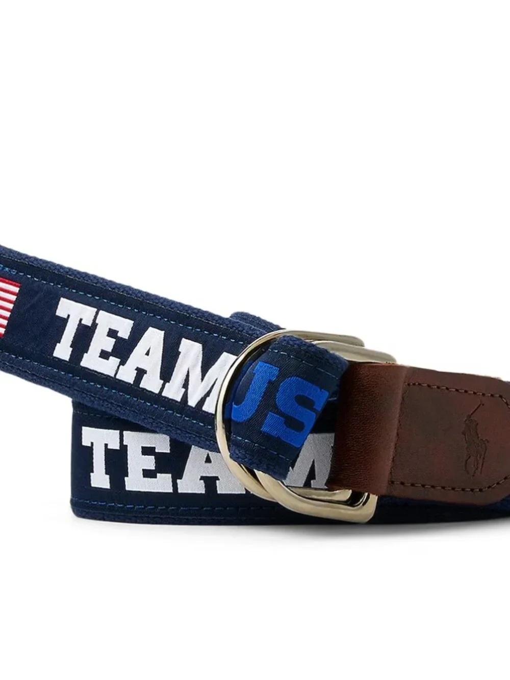 NWT Polo RL Blue Team USA 2024 Summer Olympics Closing Ceremony Belt, Size M